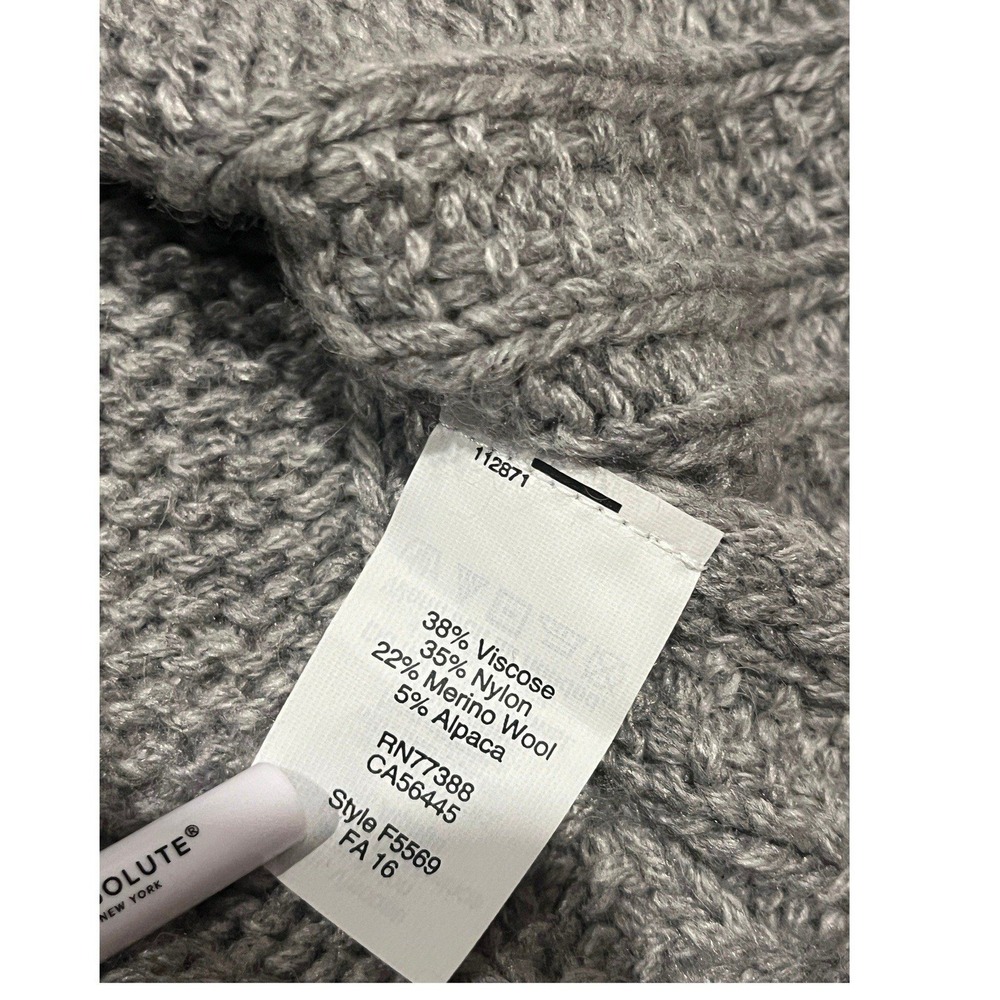 Madewell Gray Merino Wool Alpaca Blend Ribbed Sweater Vest Minimalist - Picture 6 of 10